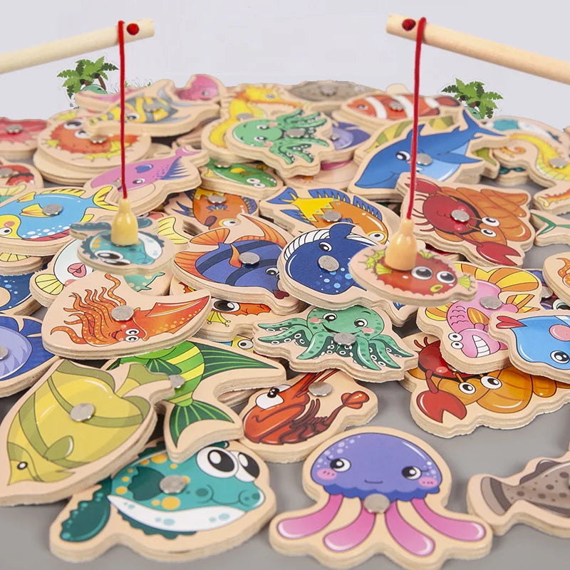 Montessori gioco pesca